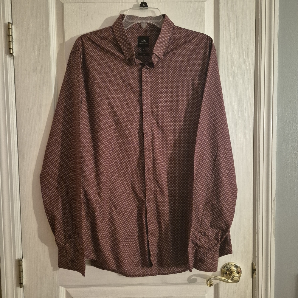 Armani Exchange Slim Fit Button Down - Casual Shirt - Mens XL